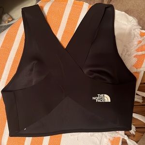The North Face, black sports bra, Size Small